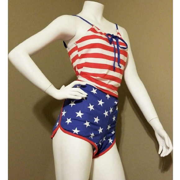 Snooze Button Other - [4th Of July]🇺🇸Romper🇺🇸 Coachella